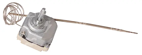 termostat regulační 50 - 305°C, 3 fáze/10A/400V, E.G.O., kapilára 900 mm, sonda 3 x 228 mm
